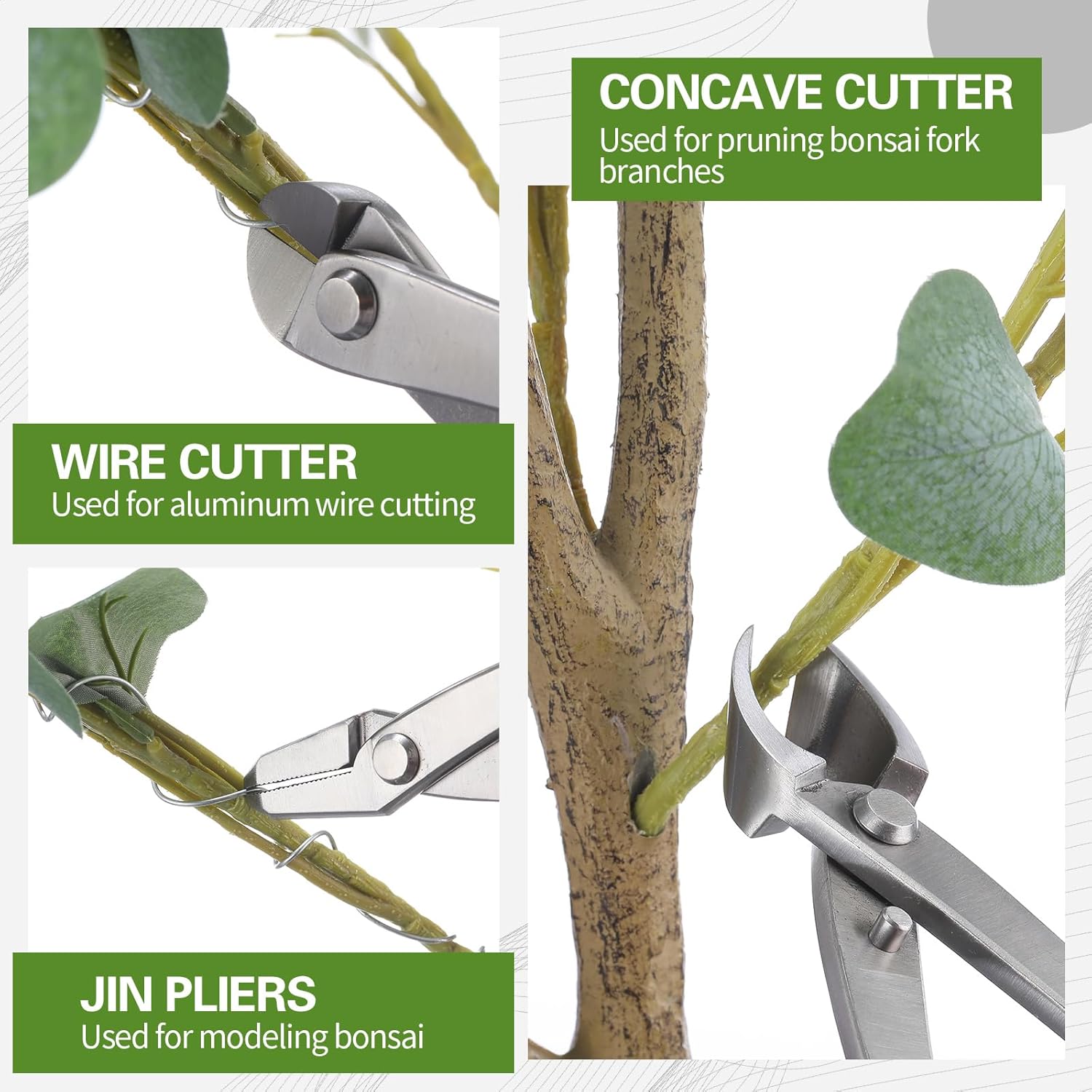 Concave Branch Cutter - Профессиональный набор инструментов для бонсай: высокопрочные