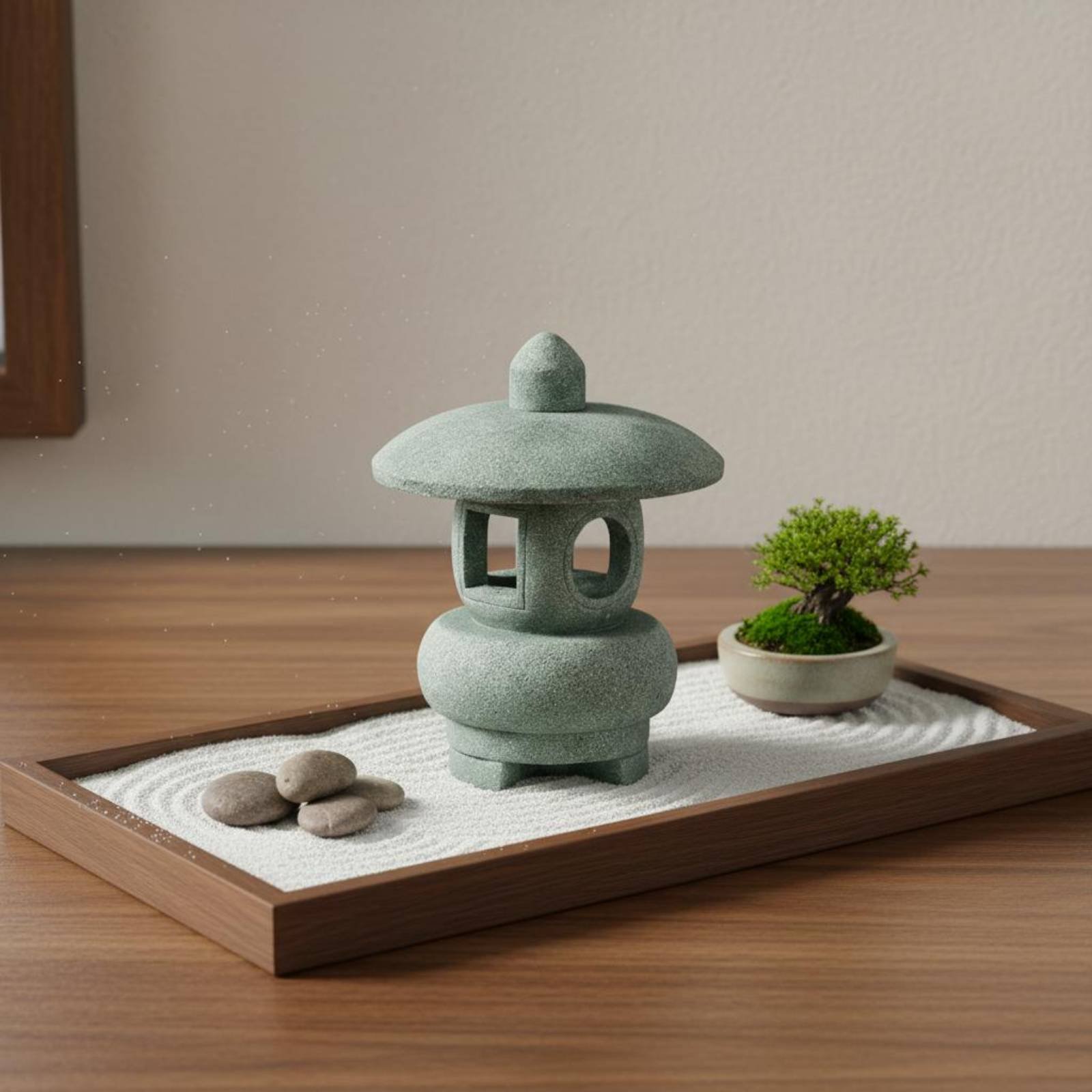 Миниатюрный каменный фонарь с  – обзор и цена Japanese Garden Bonsai