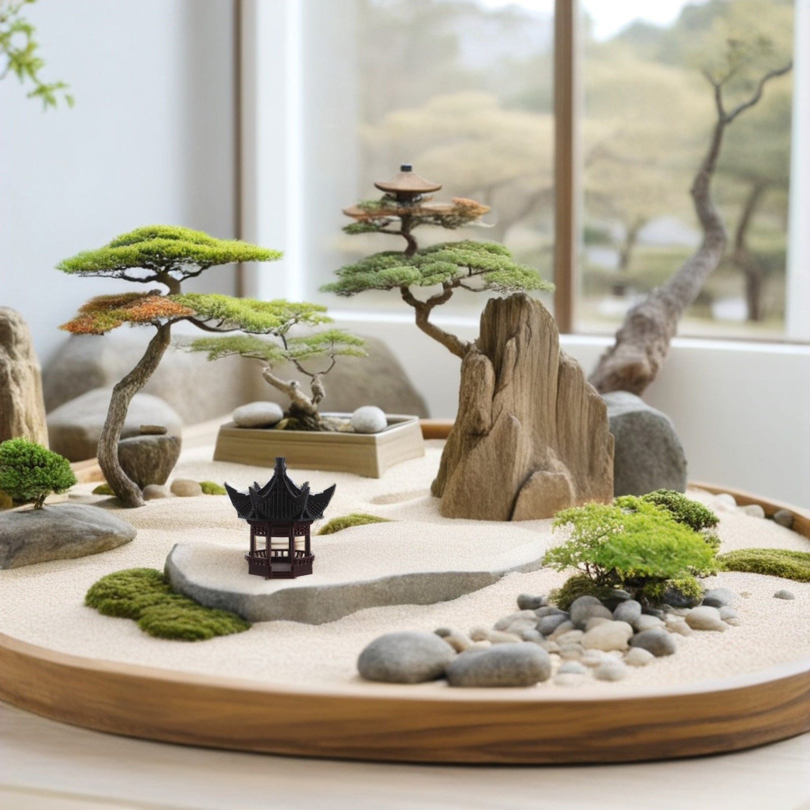 Миниатюрная пагода для ландшаф – обзор и цена Bonsai Garden Design